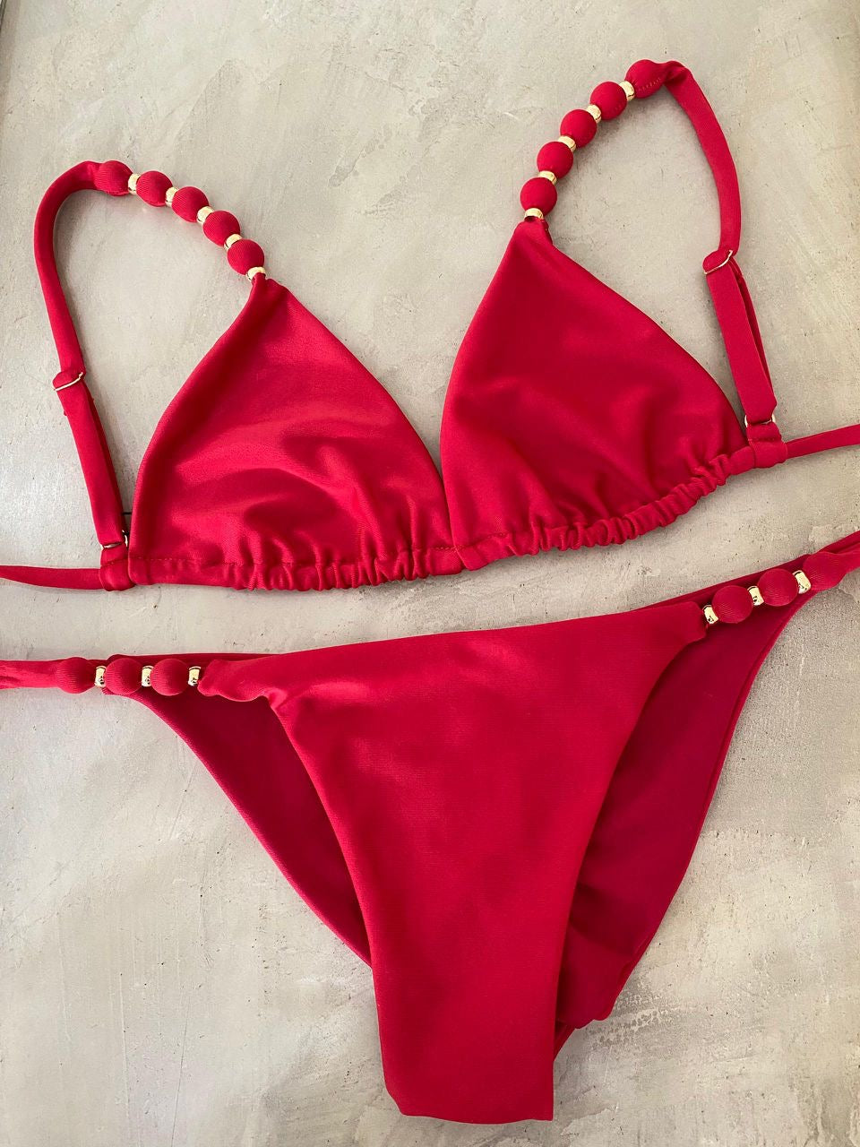 Perla Bikini Top | Red (PRE-ORDER)