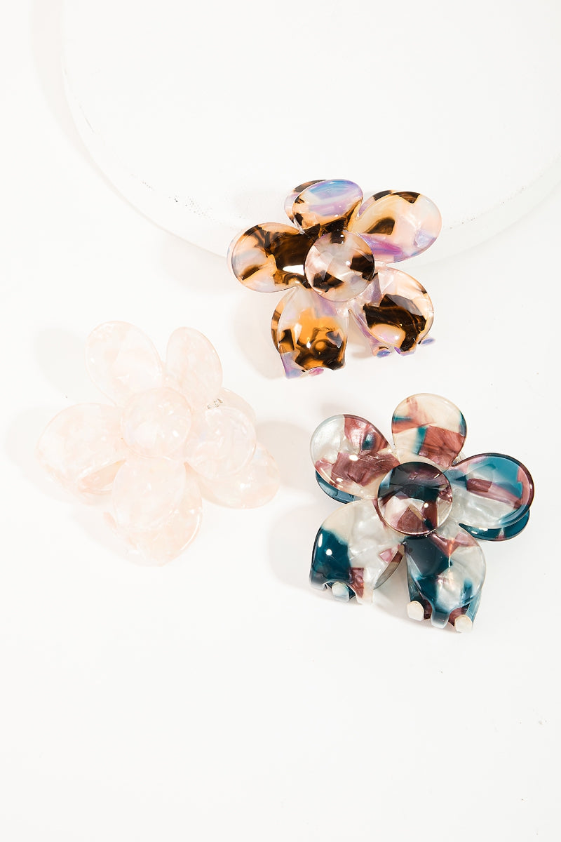 Flower Hair Clip Set