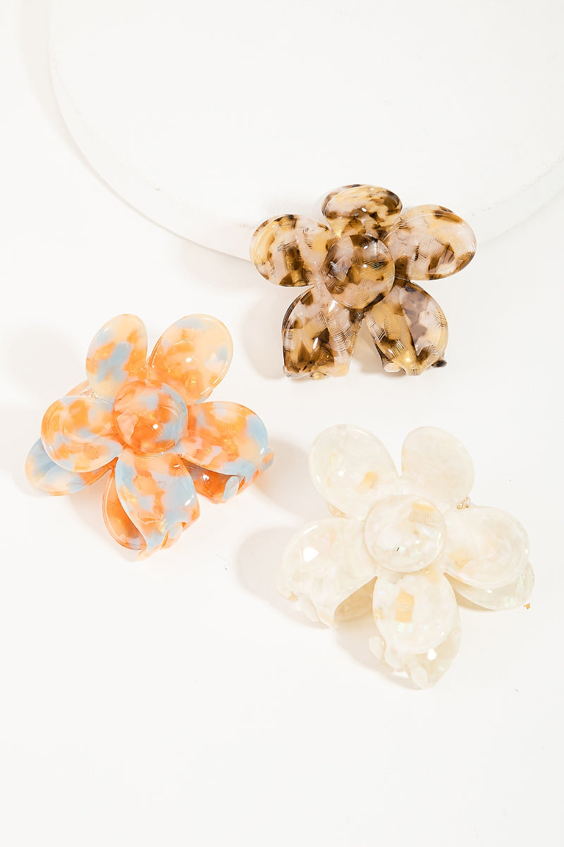 Flower Hair Clip Set