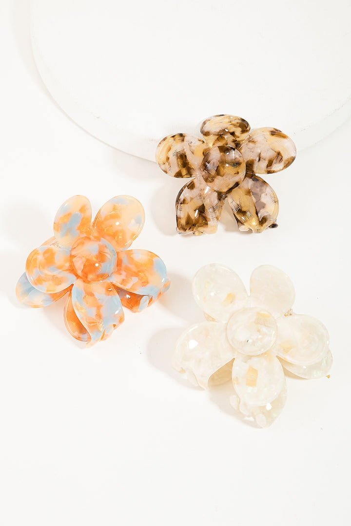 Flower Hair Clip Set