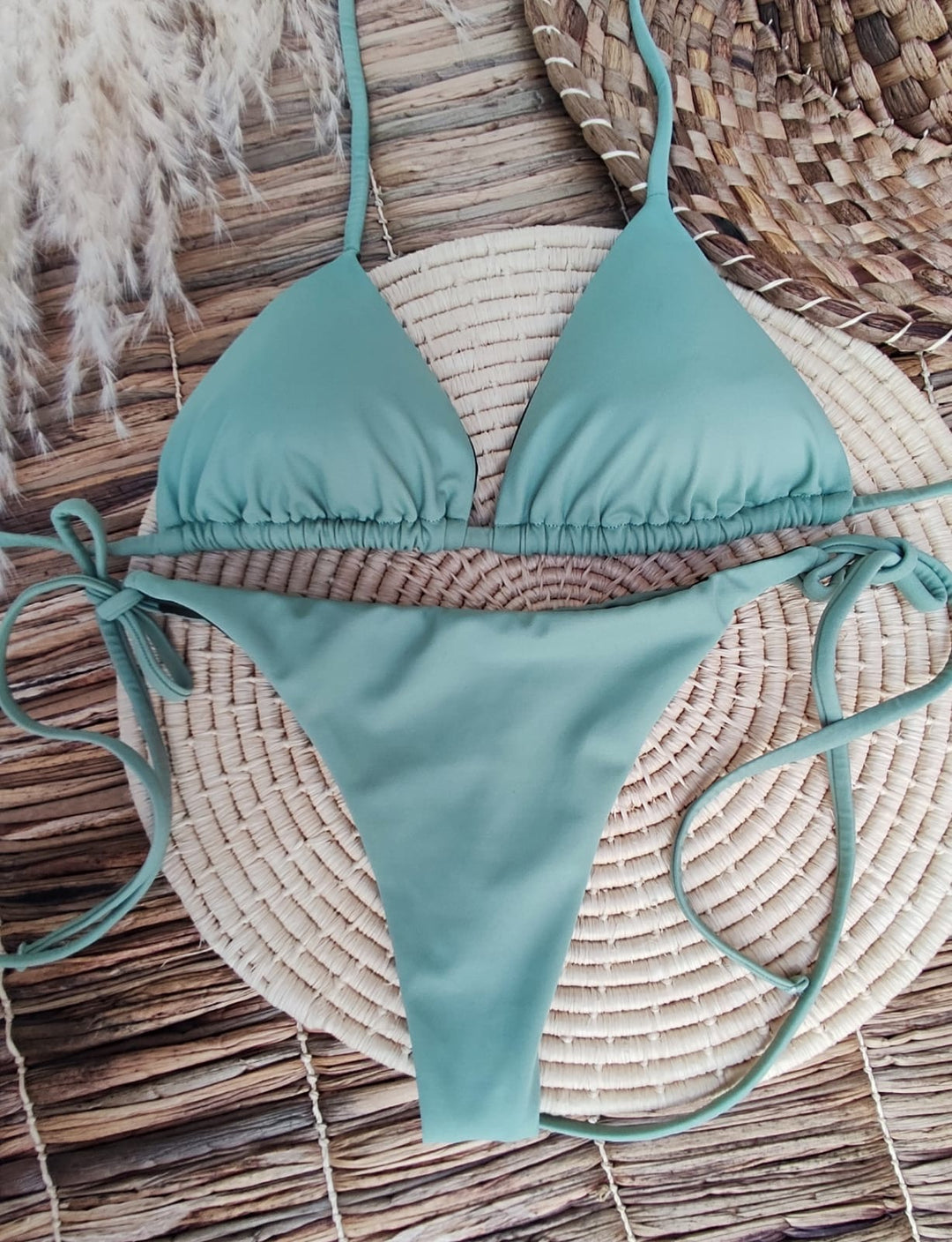 Tanning Thong Bikini Set