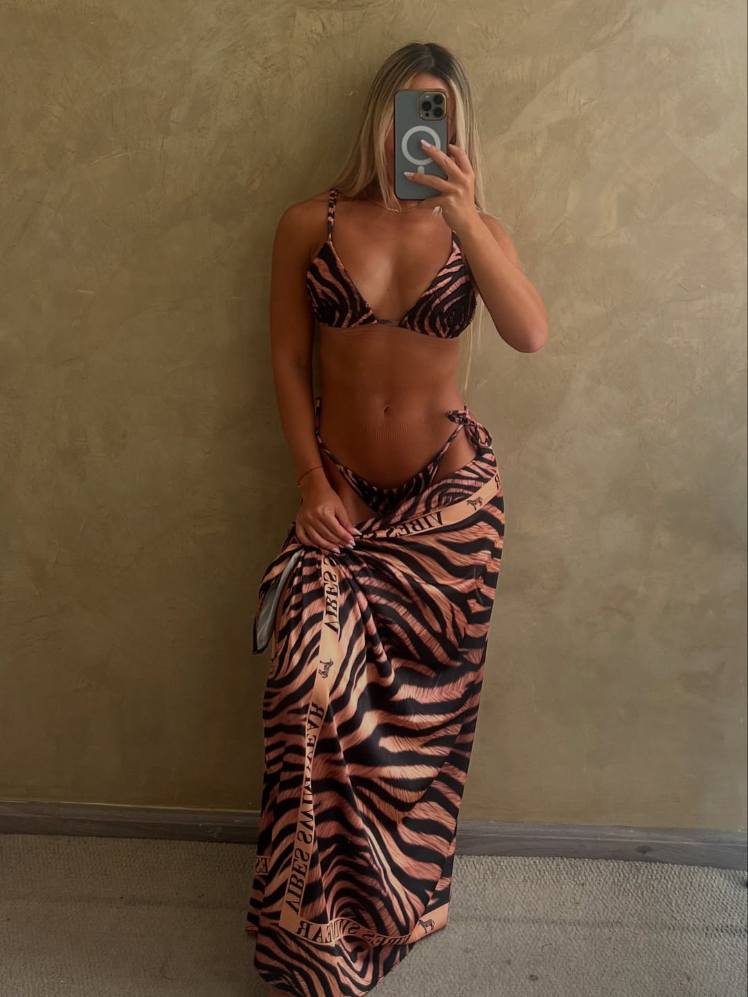 Zebra Bikini Top (PRE-ORDER)