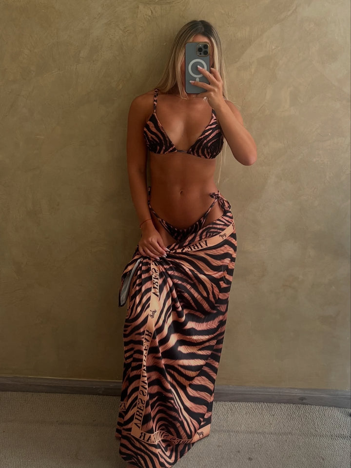 Zebra Bikini Top (PRE-ORDER)