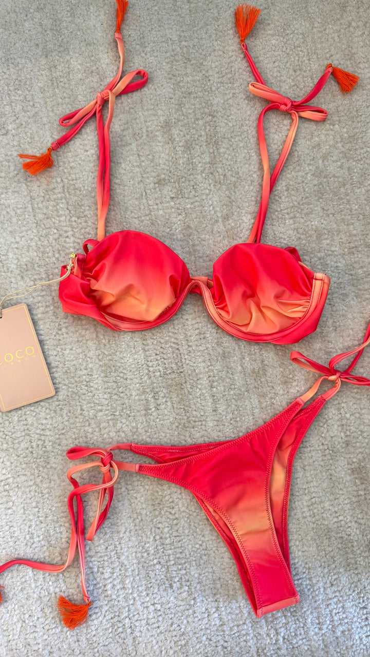 Malaga Bikini Bottom | Gradient Orange
