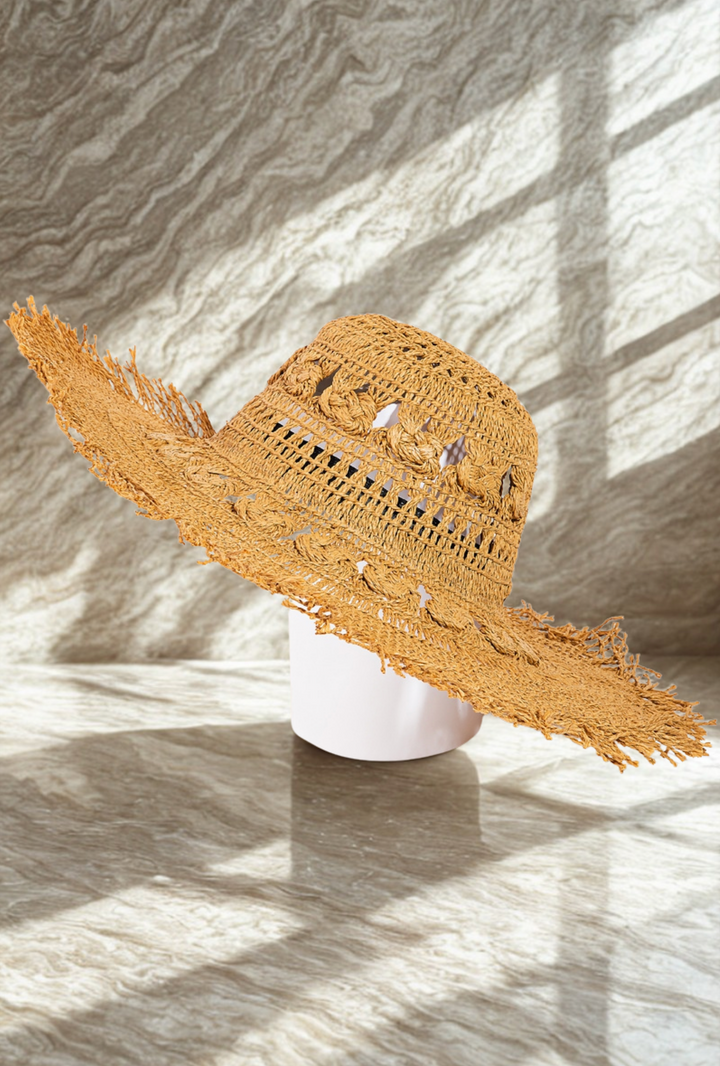 Braided Straw Sun Hat