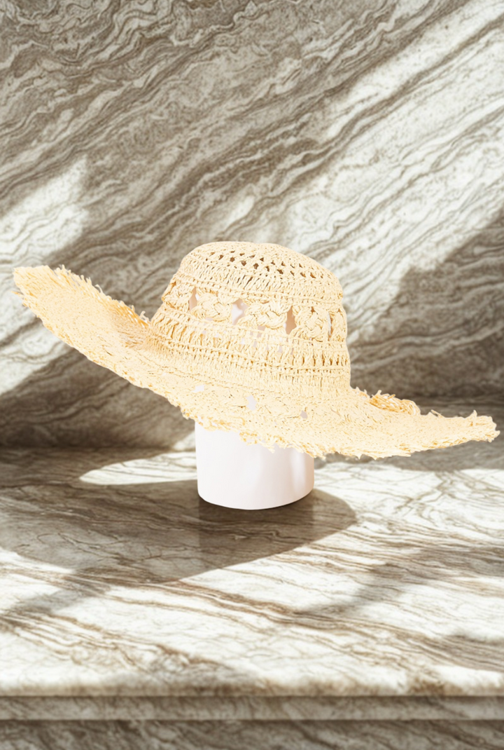 Braided Straw Sun Hat