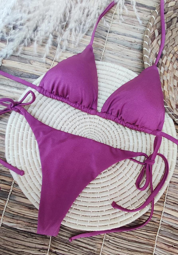 Tanning Thong Bikini Set