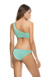 Mint Textured Bikini Bottom