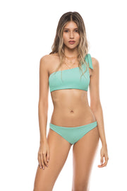 Mint Textured Bikini Bottom