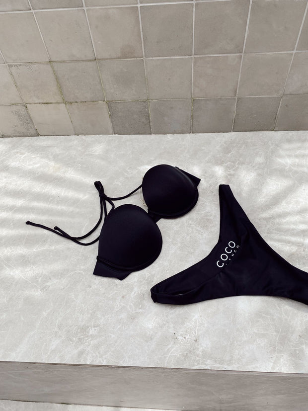 Nassao Bikini Top | Black