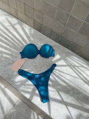 Nassao Bikini Top | Teal