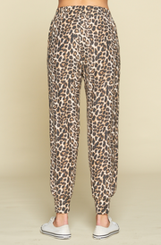 Animal Print Jogger Pants