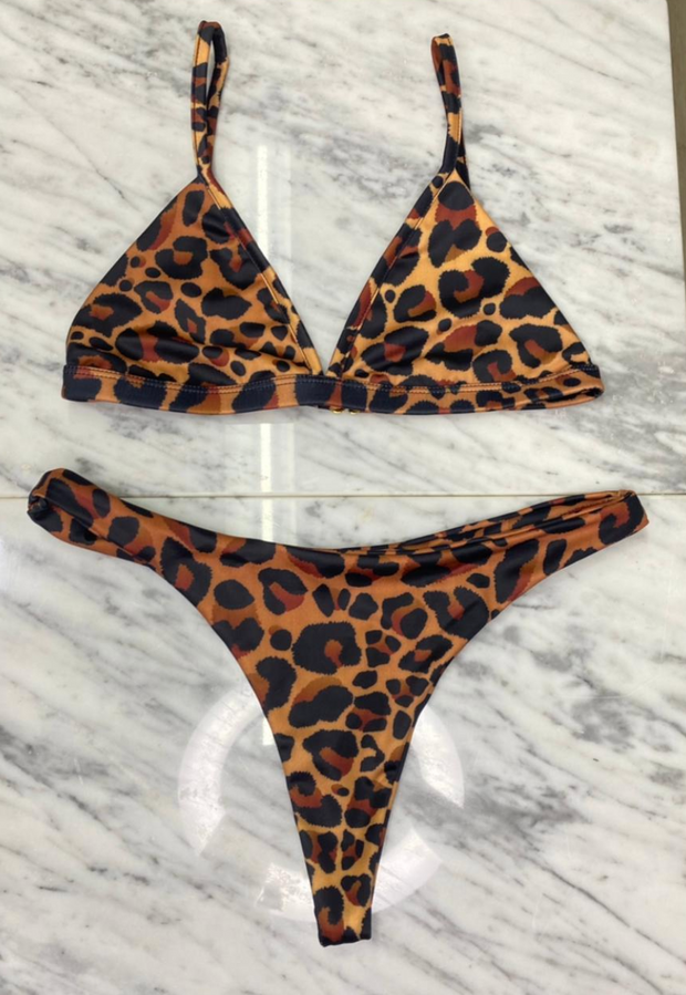 Louie Bikini Bottom | Leopard