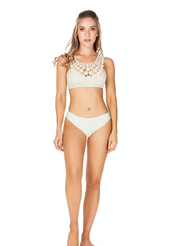 Ivory Halter Bikini Top