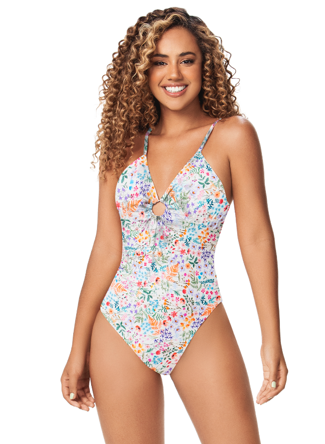Pinky One Piece Swimsuit