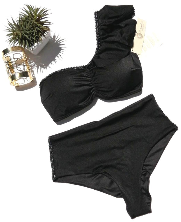 Aukai Bikini Top | Black