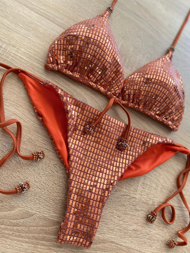 Cari Bikini Top | Orange