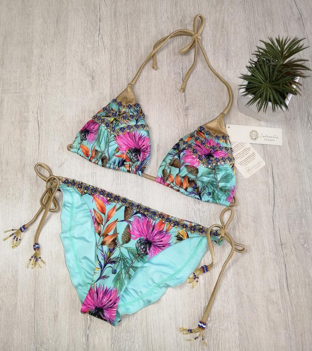 Spring Full Coverage Bikini Bottom | Mint