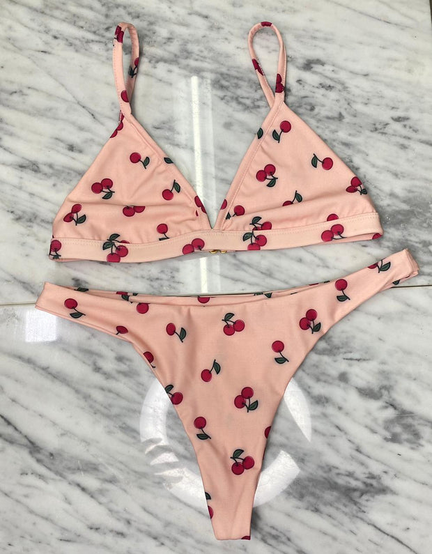 Louie Bikini Top | Cherry
