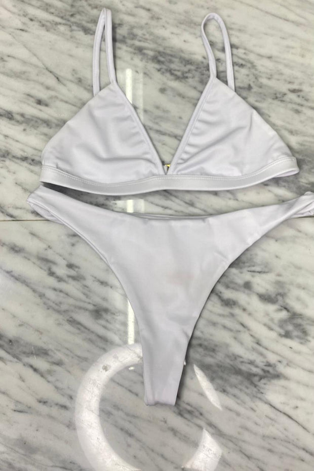 Louie Bikini Top | White