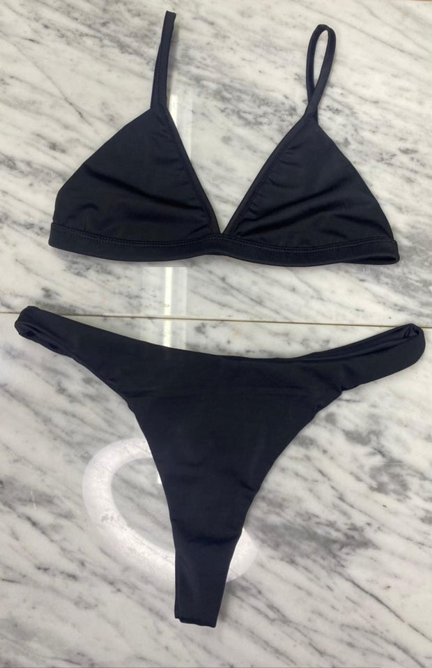 Louie Bikini Top | Black