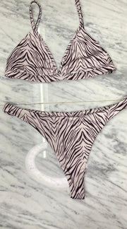 Louie Bikini Bottom | Zebra