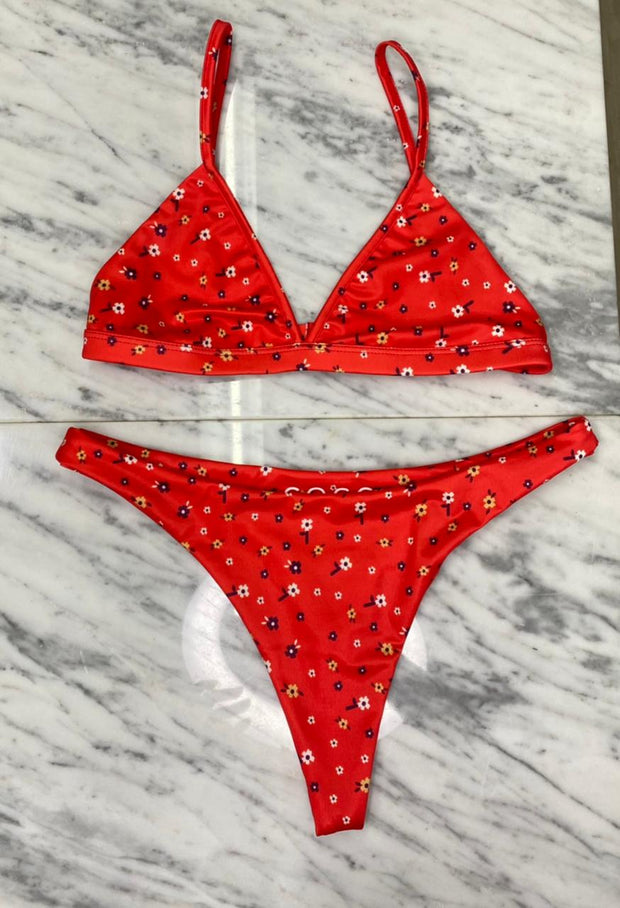 Louie Bikini Top | Red Garden