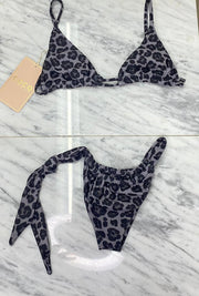 Rousie Bikini Bottom | Grey Leopard