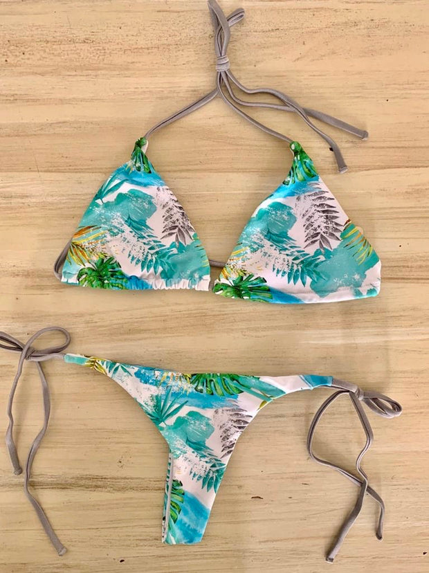 The Tropics Triangle Bikini Top