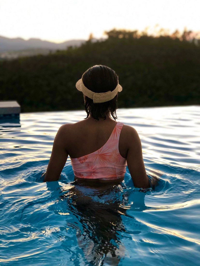 Bali Raffia Straw Visor
