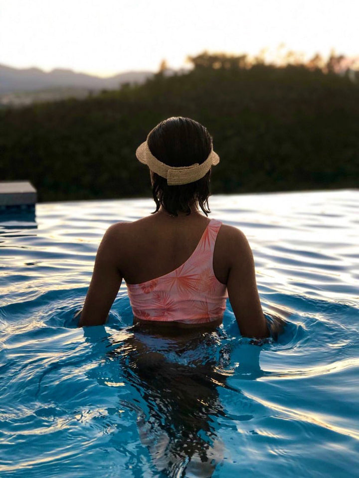 Bali Raffia Straw Visor