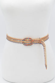 Diana Colored Rhinestone Belt