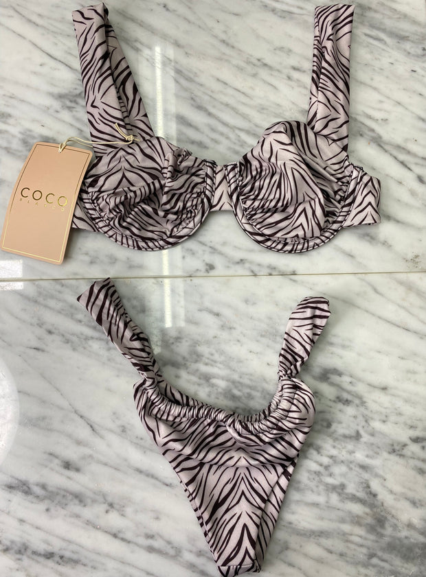 Naomi Bikini Top | Zebra