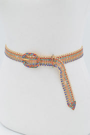Diana Colored Rhinestone Belt