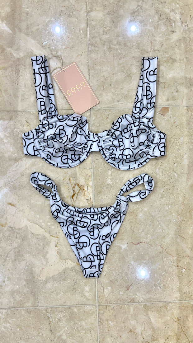 Naomi Bikini Bottom | White Coco Blanco