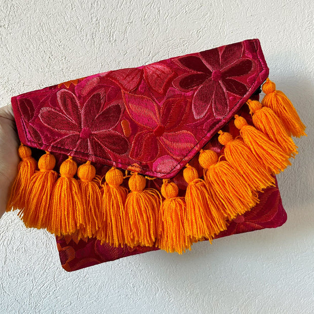 Milena Embroidered Clutch