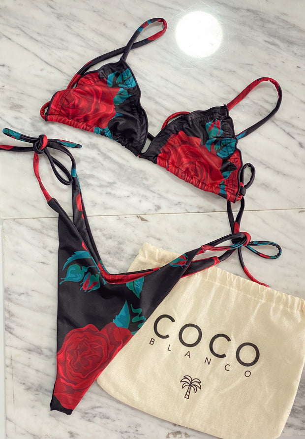Rose Bikini Top