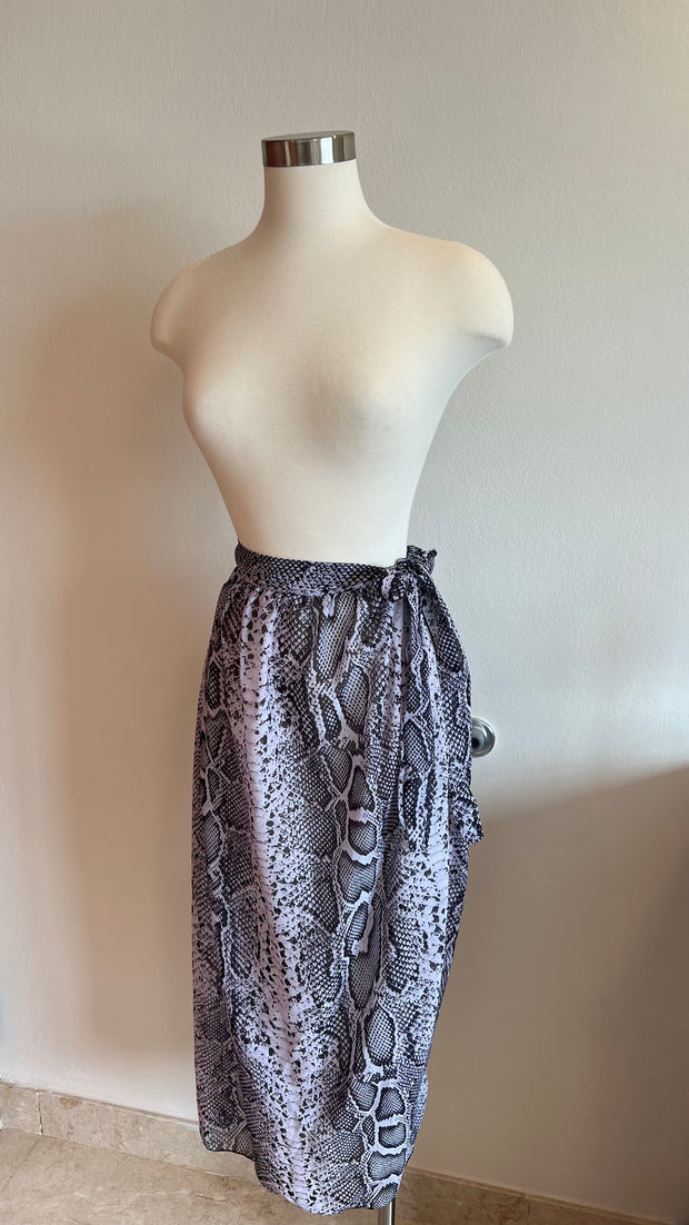 Snake Cover-Up Skirt