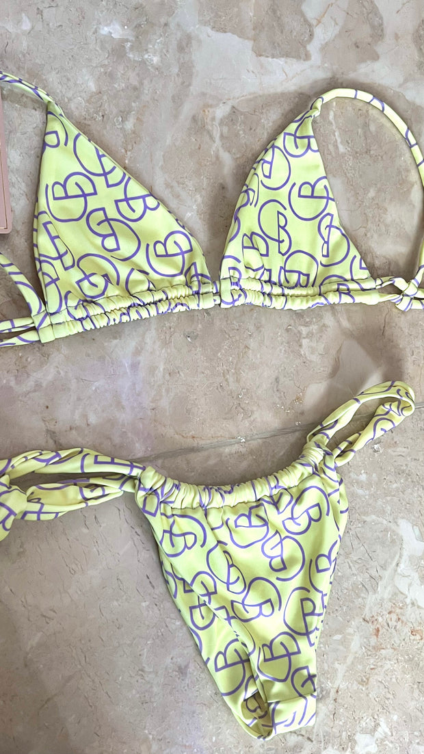 Rousie Bikini Top | Yellow Coco Blanco