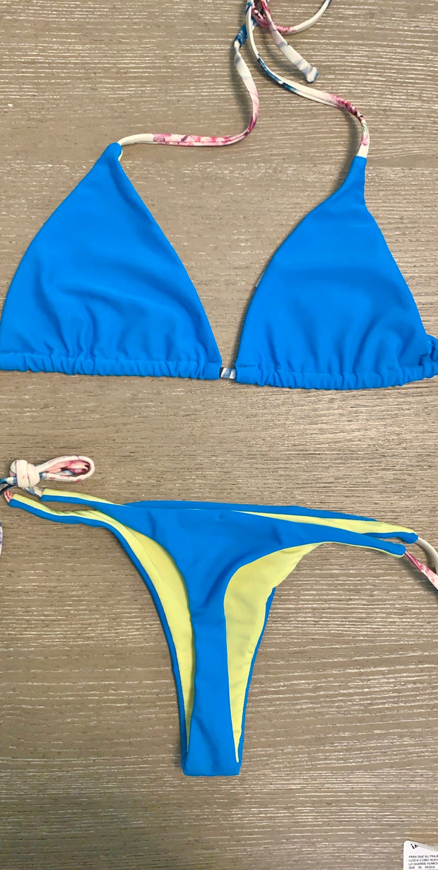 The Blues Thong Bikini Bottom