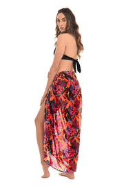 Neon Flowers Sarong