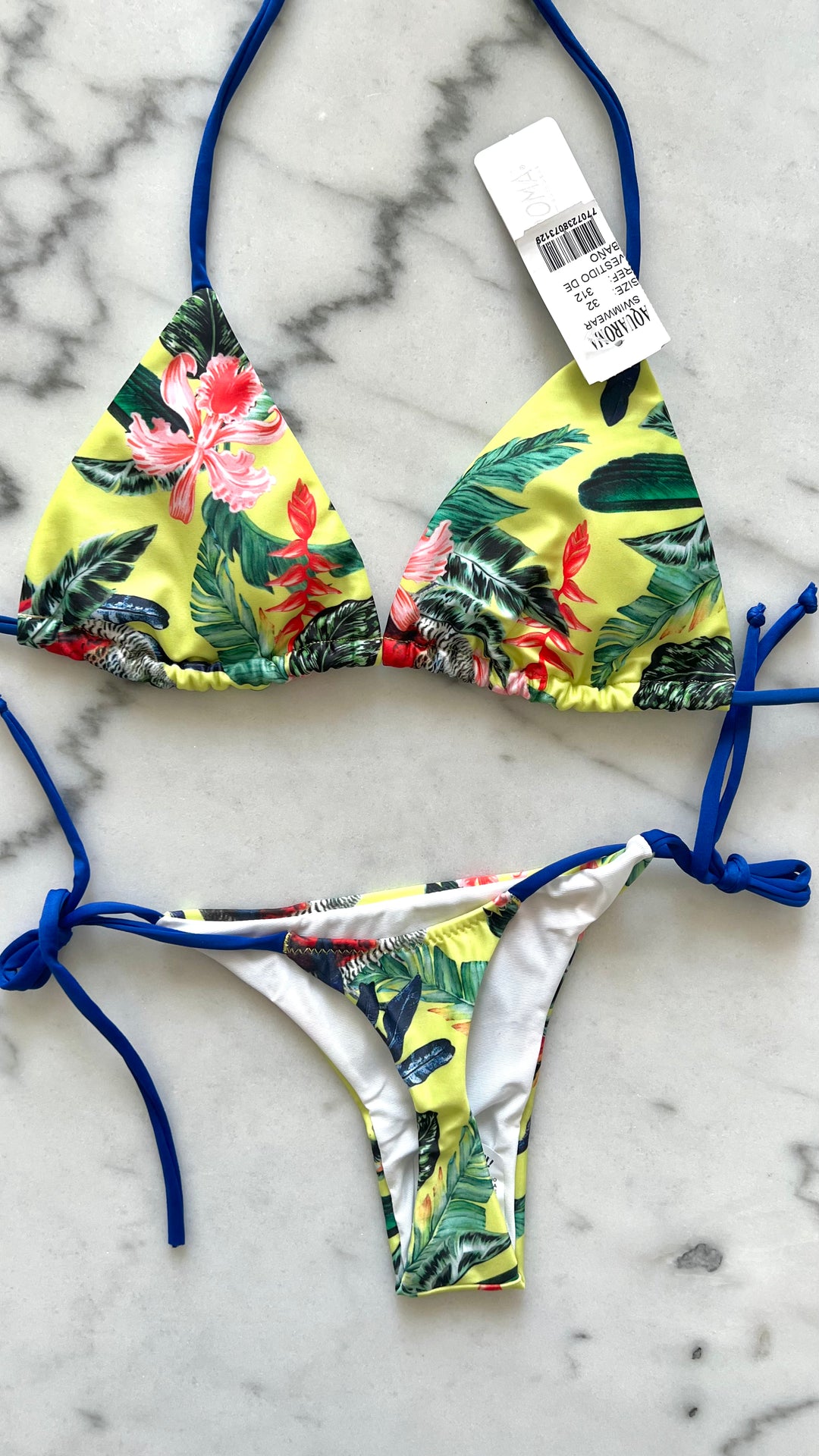 Tanning Thong Bikini Set