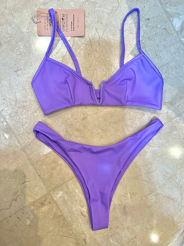 Scarlett Bikini Top | Purple