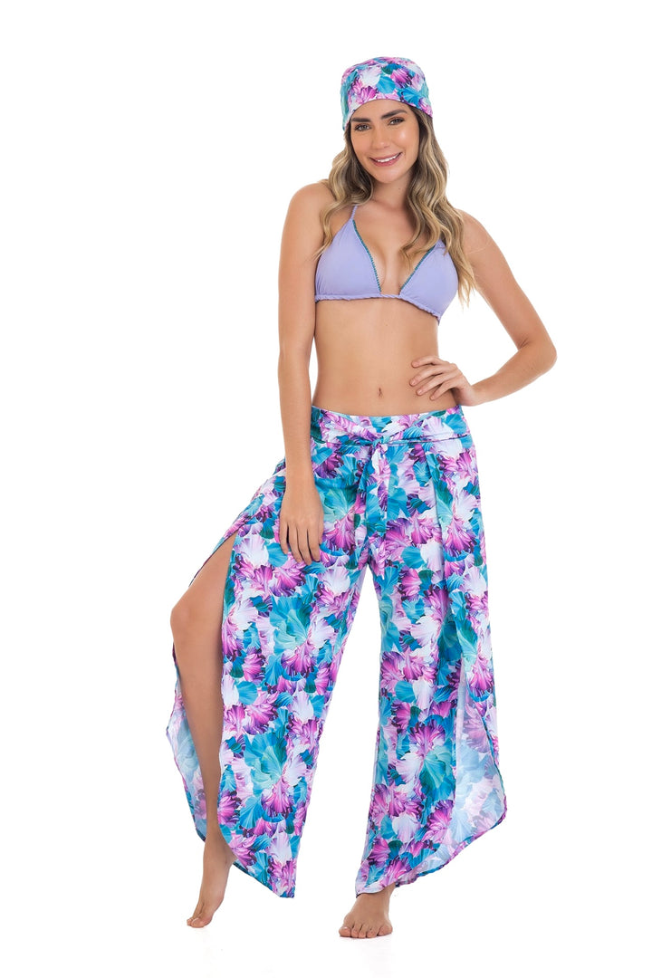 Lilac Floral Pants