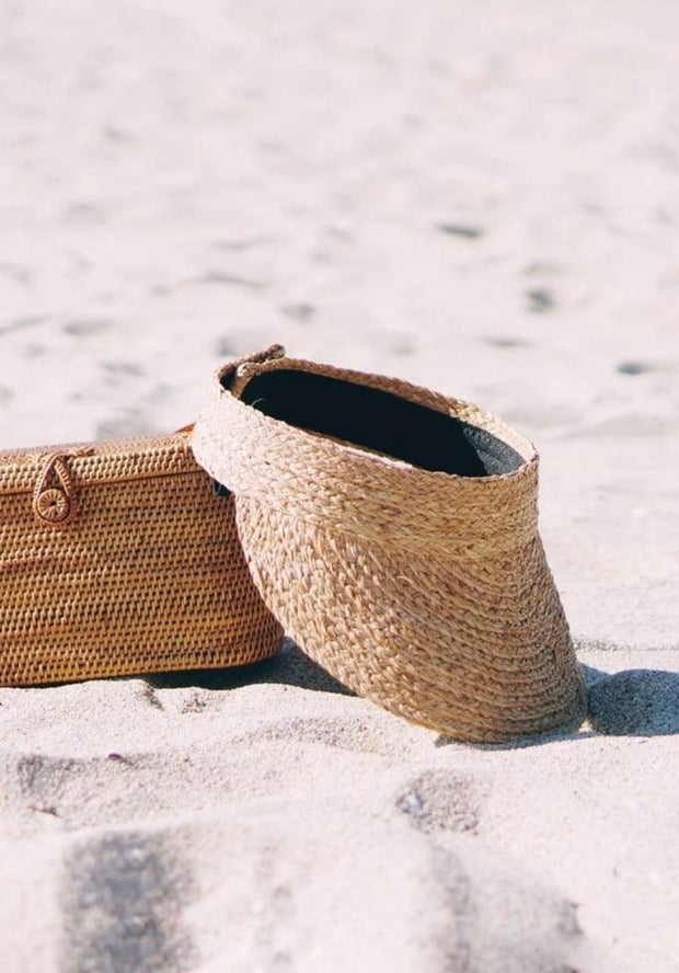 Bali Raffia Straw Visor