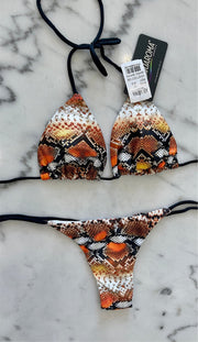 Tanning Thong Bikini Set