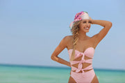 Cotton Candy One Piece Swimsuit