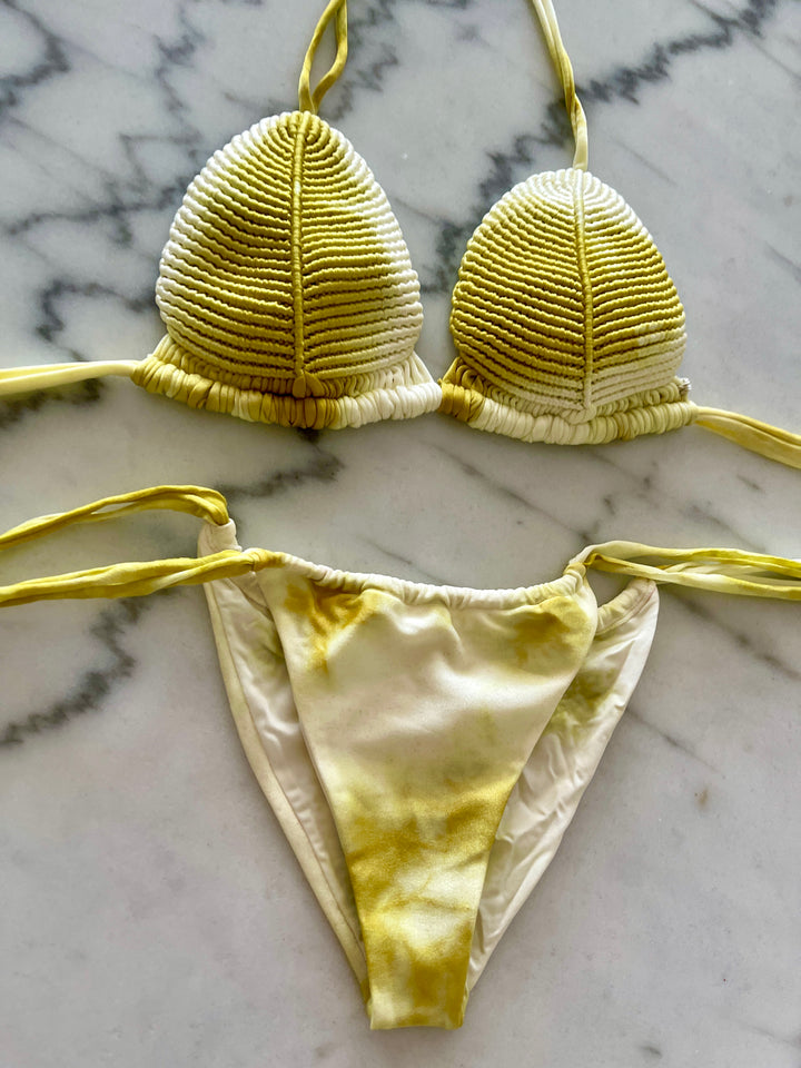 Shells Bikini Top | Olive
